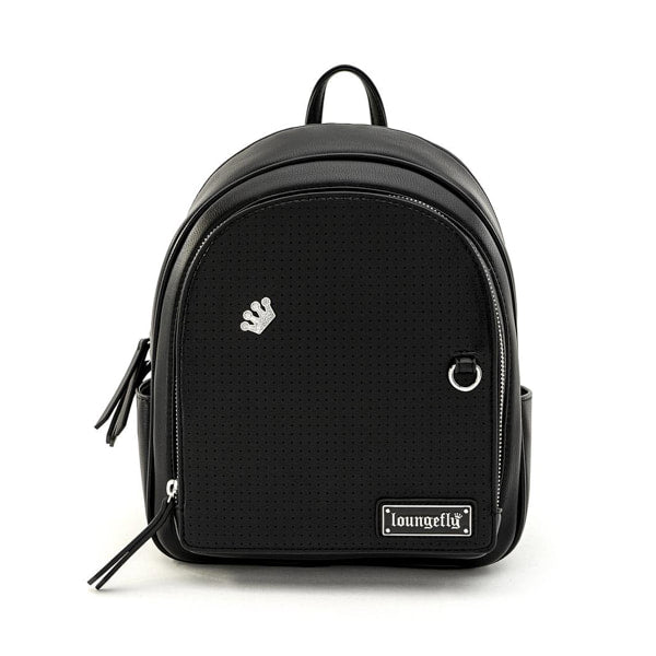 LOUNGEFLY Black Pin Trader Collector Mini Backpack
