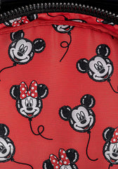 LOUNGEFLY Disney Mickey Mouse Balloon Womens Double Strap Shoulder Bag Purse
