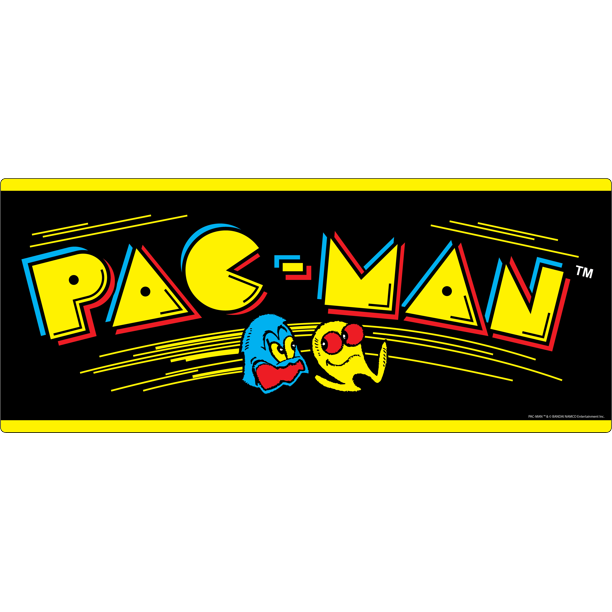 ARCADE1UP Wall Mounted Marquee (24in X 10in) Pac-Man
