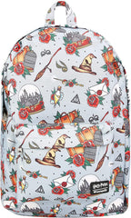 LOUNGEFLY x Harry Potter Relics Tattoo AOP Backpack