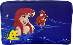 LOUNGEFLY Little Mermaid Ariel Zip Around Wallet