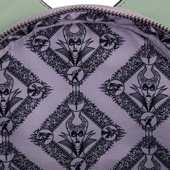 LOUNGEFLY Disney Villains Scene Maleficent Sleeping Beauty Womens Double Strap Shoulder Bag Purse