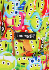 Loungefly Disney Pixar Alien Outfits AOP Backpack
