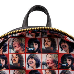 LOUNGEFLY The Beatles Let It Be Vinyl Record Women's Double Strap Shoulder Bag Purse