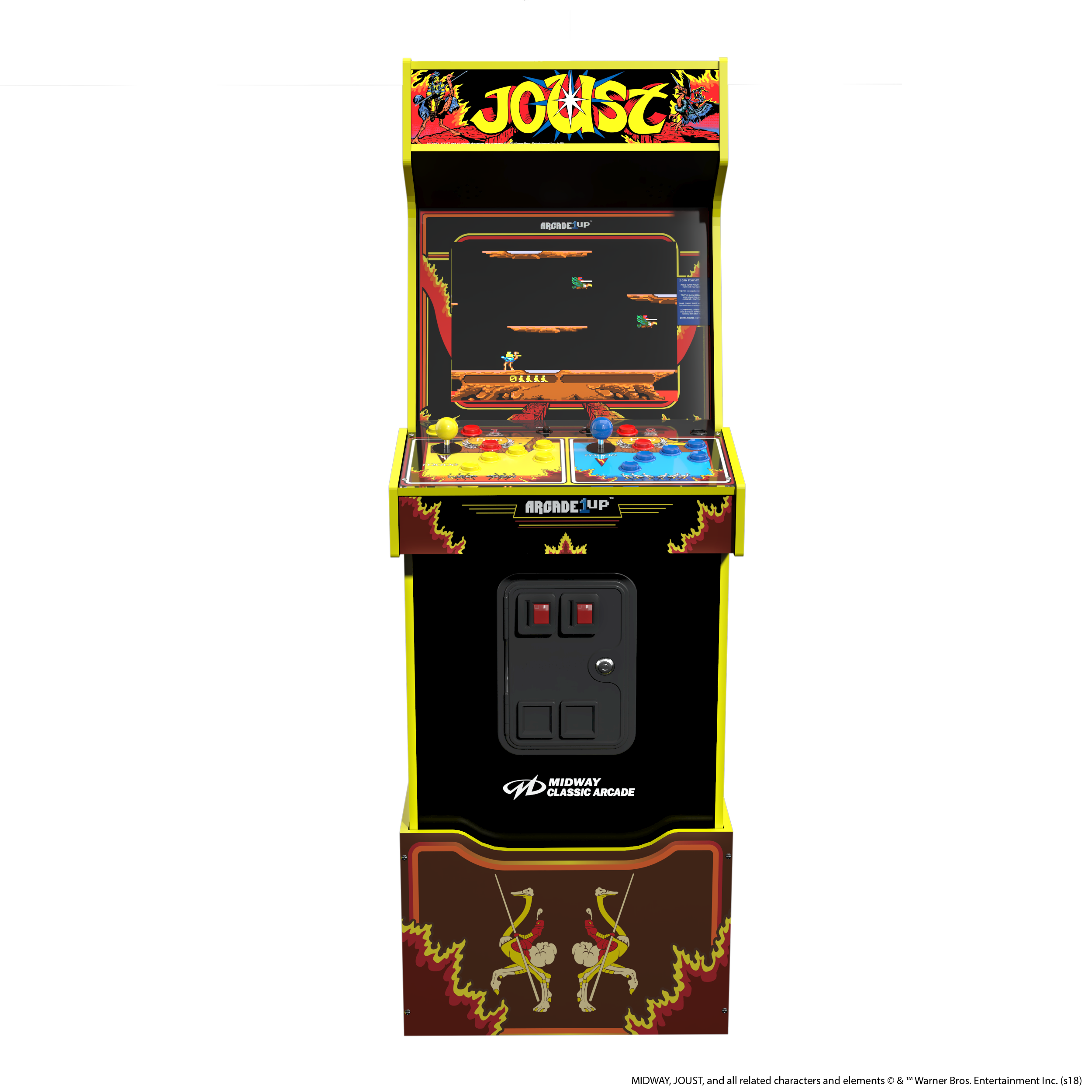 Arcade 1Up Joust 14-in-1 Midway Legacy Edition Arcade With Licensed Riser  And Light-up Marquee, Arcade1up & Reviews