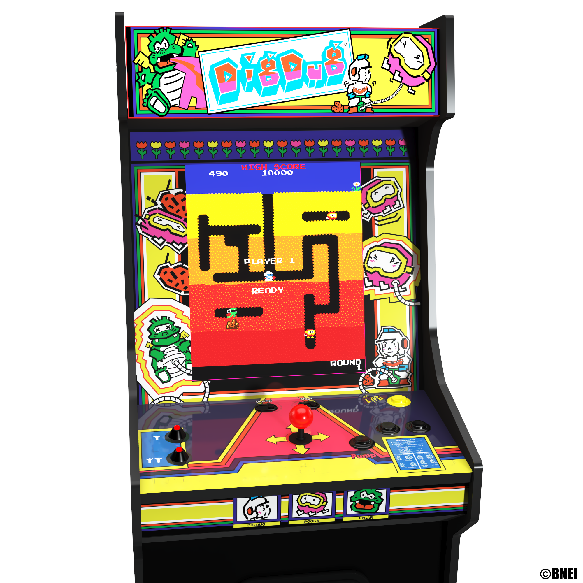 Bandai Namco Entertainment Legacy Arcade Game 14N1 Dig Dug Edition