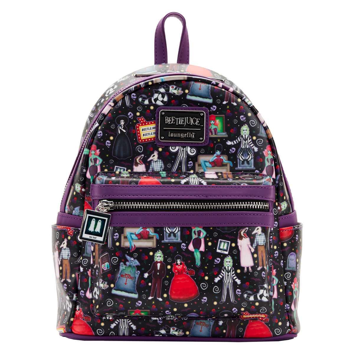 LOUNGEFLY Beetlejuice Icons Mini Backpack