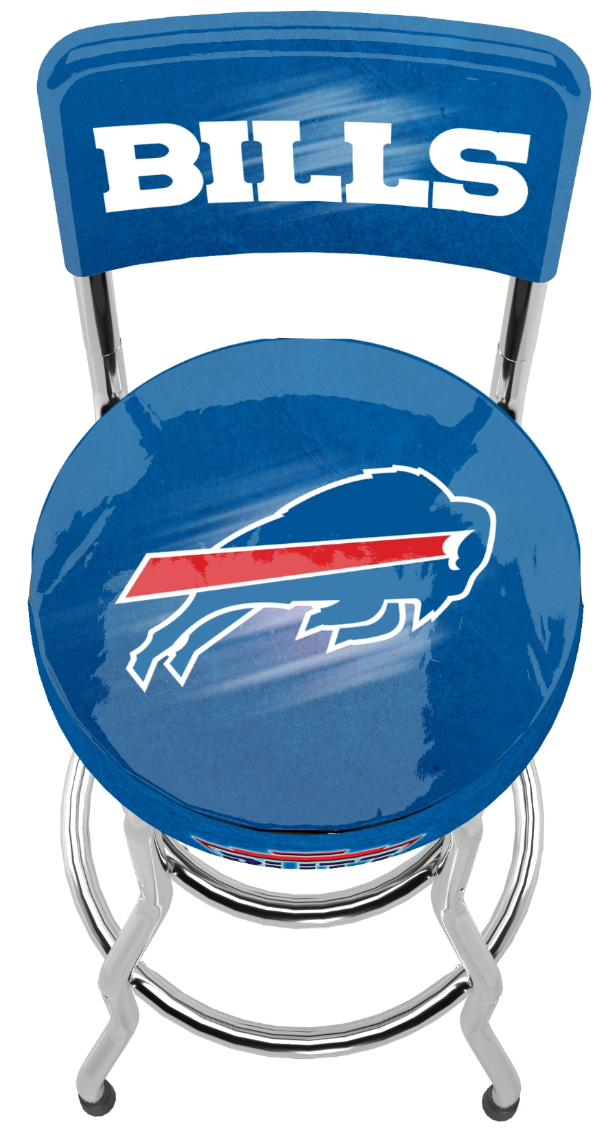 Buffalo Bills NFL High Back Adjustable Swivel Stool, Arcade1Up