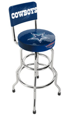 Dallas Cowboys NFL High Back Adjustable Swivel Stool, Arcade1Up