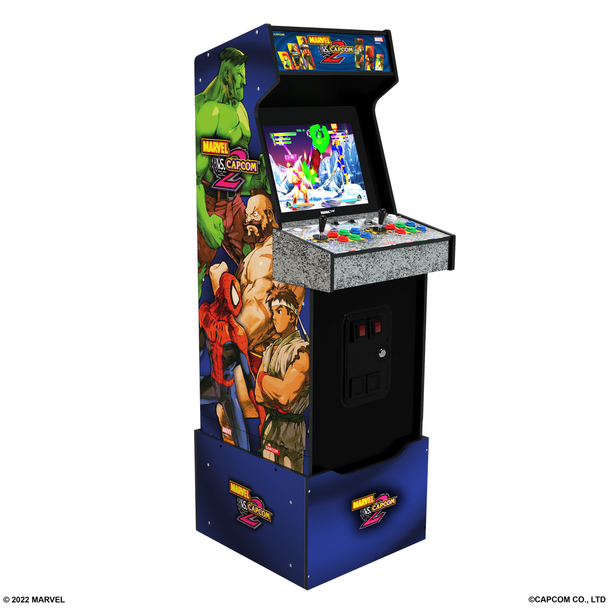ARCADE1UP Marvel vs Capcom 2 Arcade with Lit Marque - JANUARY SHIP