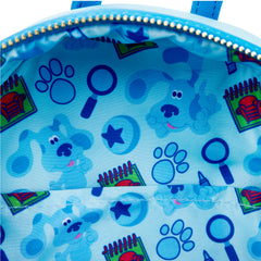 LOUNGEFLY Blue's Clues Blue Cosplay Womens Double Strap Shoulder Bag Purse
