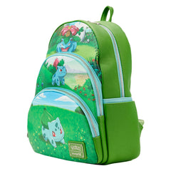 Loungefly Pokemon Bulbasaur Evolutions Triple Pocket Backpack