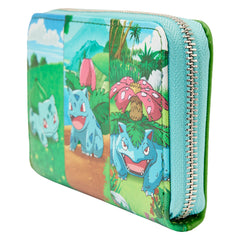 Loungefly Pokemon Bulbasaur Evolution Zip Wallet