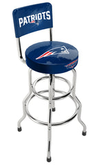 New England Patriots NFL High Back Adjustable Swivel Stool, Arcade1Up