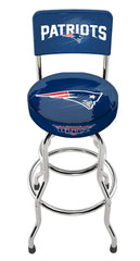 New England Patriots NFL High Back Adjustable Swivel Stool, Arcade1Up