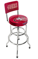 San Francisco 49ers NFL High Back Adjustable Swivel Stool, Arcade1Up