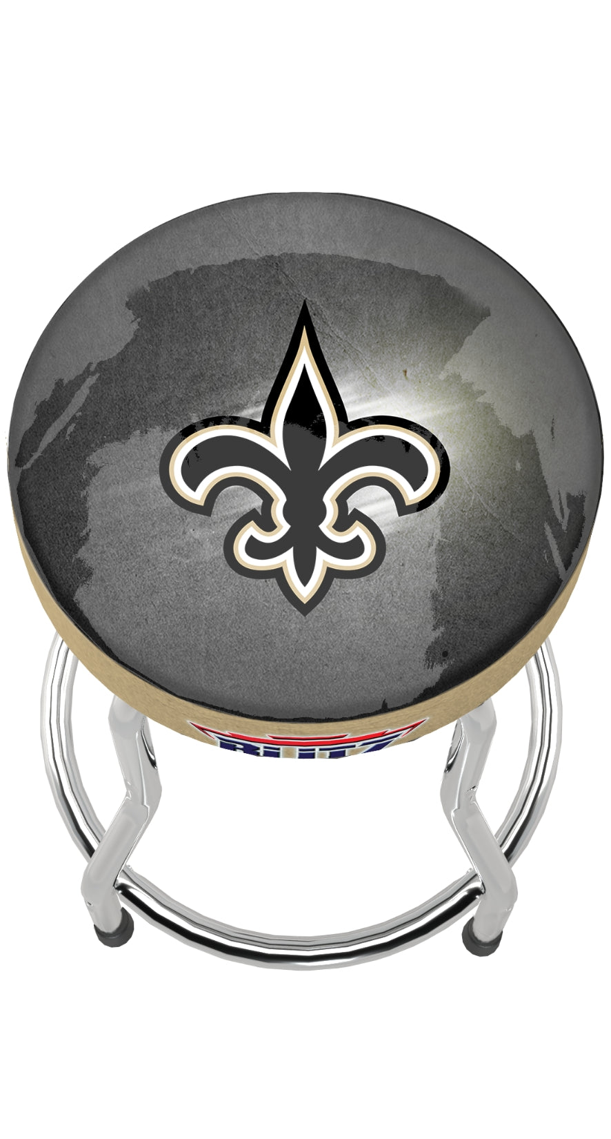 ARCADE1UP New Orleans Saints Adjustable NFL Team Pub Stool