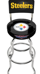 Pittsburgh Steelers NFL High Back Adjustable Swivel Stool, Arcade1Up
