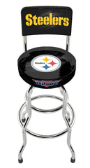 Pittsburgh Steelers NFL High Back Adjustable Swivel Stool, Arcade1Up