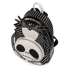 LOUNGEFLY Disney Nightmare Before Christmas Headless Jack Skellington Womens Double Strap Shoulder Bag Purse