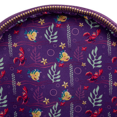 Loungefly Disney Little Mermaid Ariel Castle Double Strap Shoulder Bag