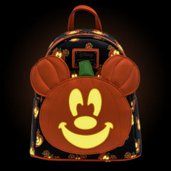 LOUNGEFLY Disney Mickey-o-lantern Mini Backpack