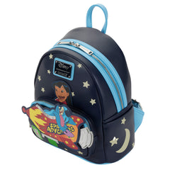 LOUNGEFLY Disney Lilo and Stitch Space Adventure Womens Double Strap Shoulder Bag Purse