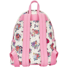 LOUNGEFLY Disney Princess Tattoo All Over Print Womens Double Strap Shoulder Bag Purse