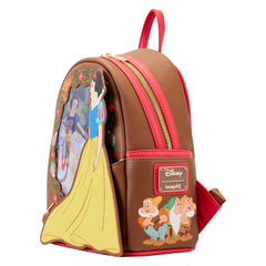 LOUNGEFLY Disney Snow White Lenticular Princess Series Mini Backpack