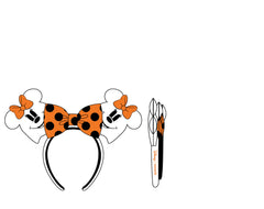 Loungefly Disney Ghost Minnie Glow-in-the-dark Cosplay Ears Headband