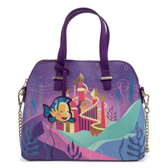 LOUNGEFLY Disney Ariel Castle Collection Crossbody