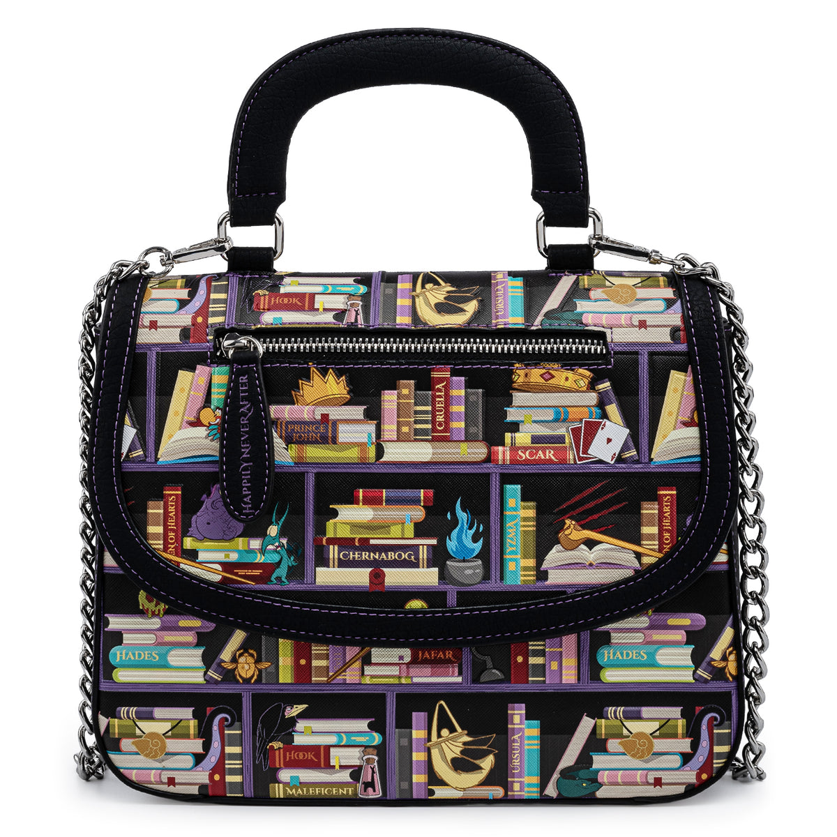LOUNGEFLY Disney Villains Books Crossbody
