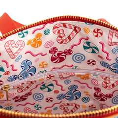 LOUNGEFLY Disney Seasonal Gingerbread AOP Crossbody