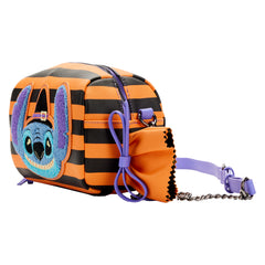 Loungefly Disney Lilo and Stitch Striped Halloween Candy Crossbody Bag