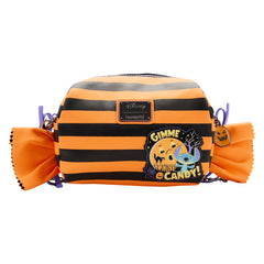 Loungefly Disney Lilo and Stitch Striped Halloween Candy Crossbody Bag