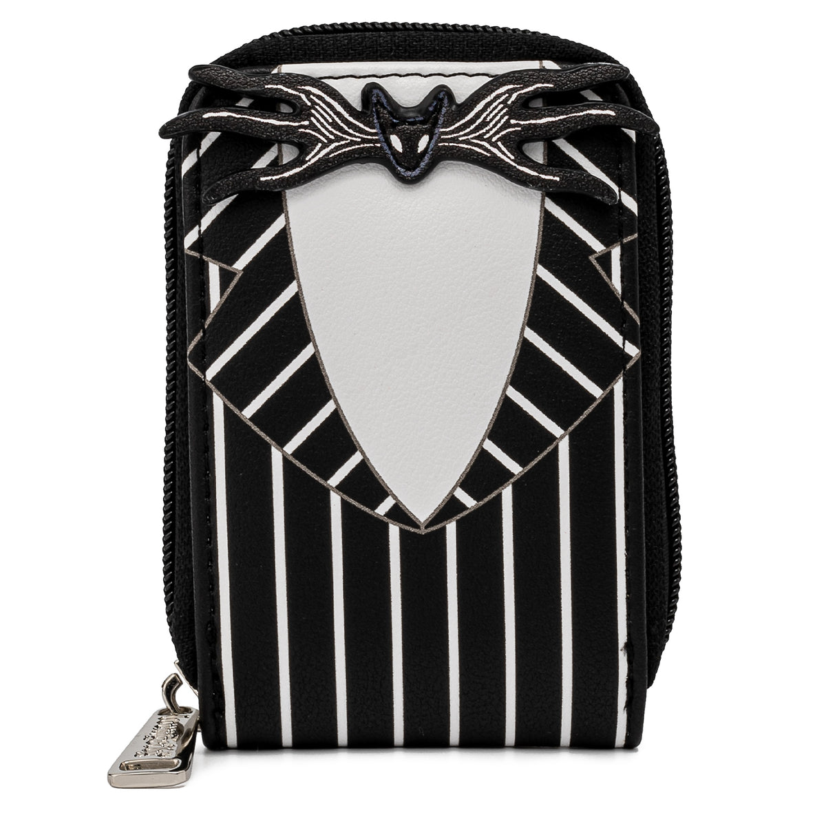 LOUNGEFLY Disney NBC Jack Skellington Suit Accordion Wallet