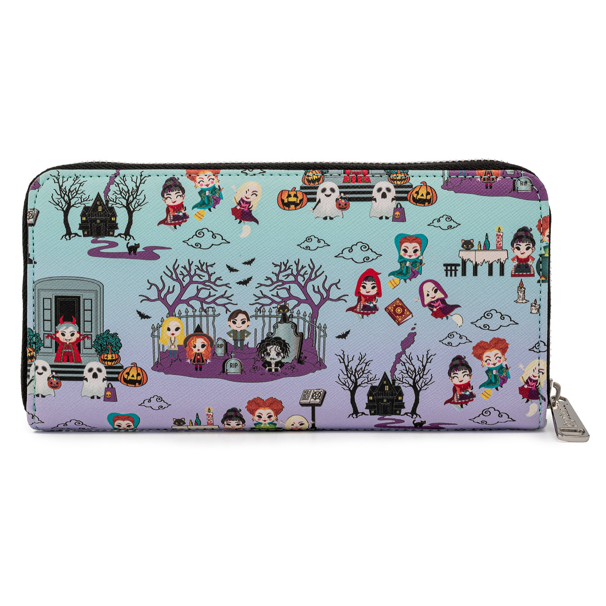LOUNGEFLY Disney Hocus Pocus Scene Aop Ziparound Wallet