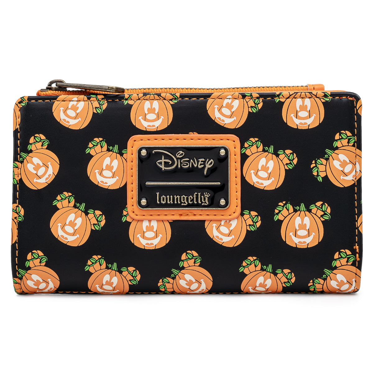 LOUNGEFLY Disney Mickey-o-lanternflap Wallet