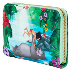 LOUNGEFLY Disney Jungle Book Bare Necessities Zip Around Wallet Jungle Book One Size