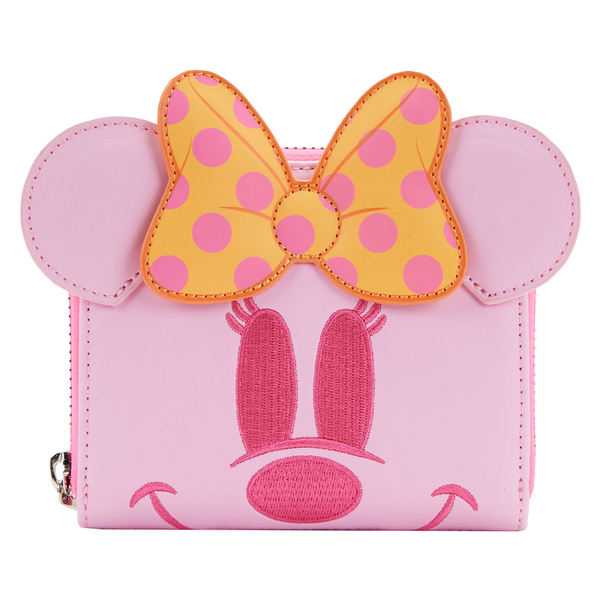 Loungefly Disney Pastel Ghost Minnie Glow in Zip Around Wallet