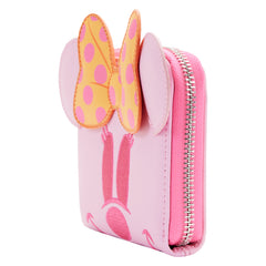 Loungefly Disney Pastel Ghost Minnie Glow in Zip Around Wallet