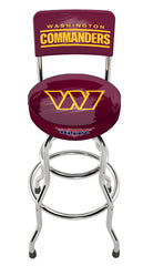 Washington Commanders NFL High Back Adjustable Swivel Stool, Arcade1Up