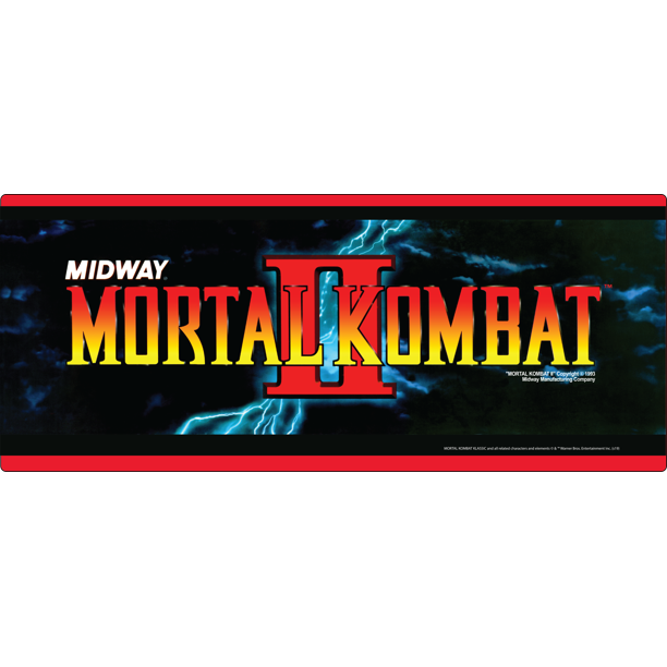 ARCADE1UP Wall Mounted Marquee (24in X 10in) Mortal Kombat II