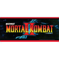 ARCADE1UP Wall Mounted Marquee (24in X 10in) Mortal Kombat II