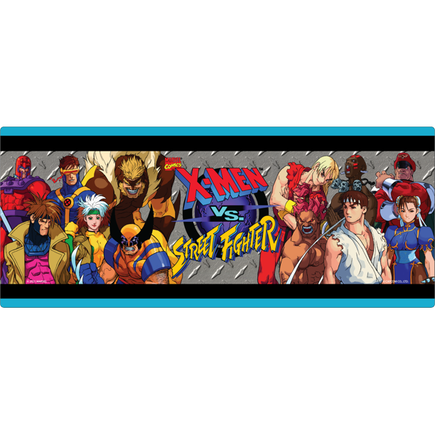 ARCADE1UP Wall Mounted Marquee (24in X 10in) X-Men VS Street Fighter