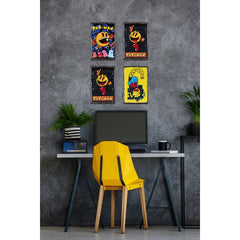 Pac-Man Tin Signs 8" x 12" - Set of 4, Arcade1Up
