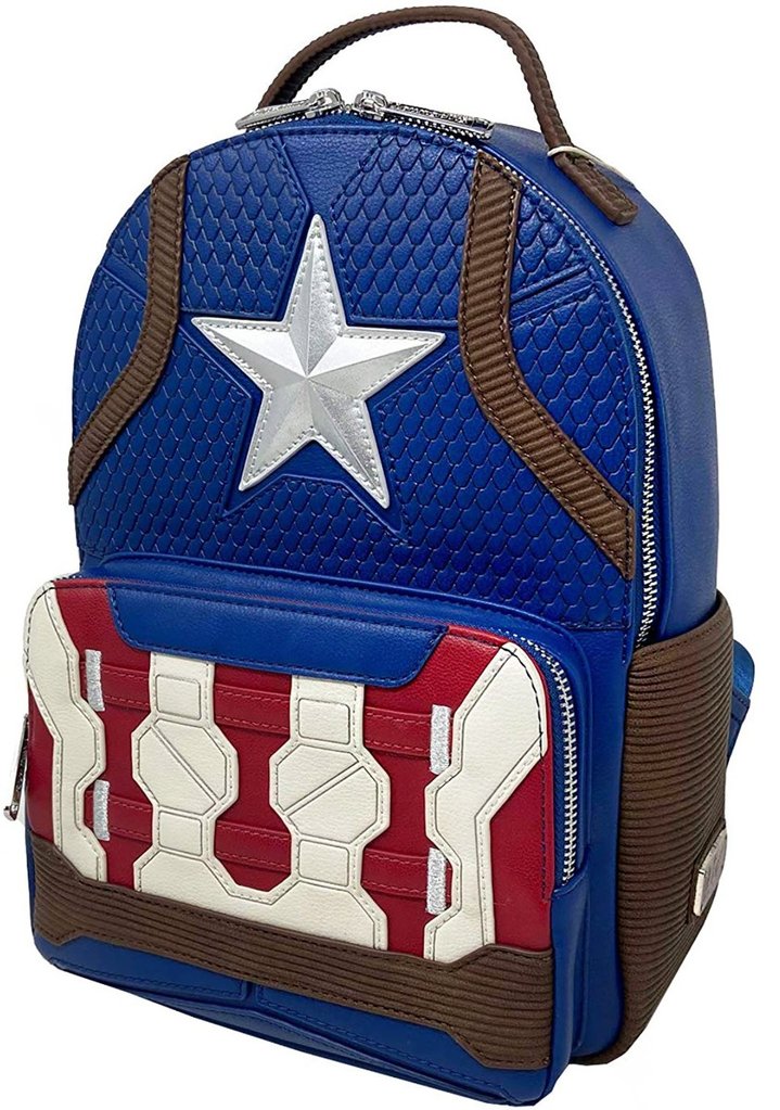 LOUNGEFLY Captain America Infinity Saga Mini Backpack - Exclusive