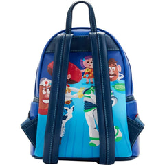 LOUNGEFLY Disney Pixar Moments Toy Story Jesse and Buzz Womens Double Strap Shoulder Bag Purse
