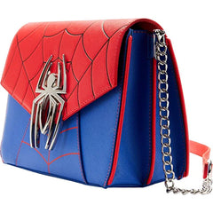 LOUNGEFLY Marvel Spider Man Color-Block Crossbody Bag Spider Man One Size