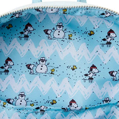 LOUNGEFLY Charlie Brown Ice Skating Double Strap Shoulder Bag